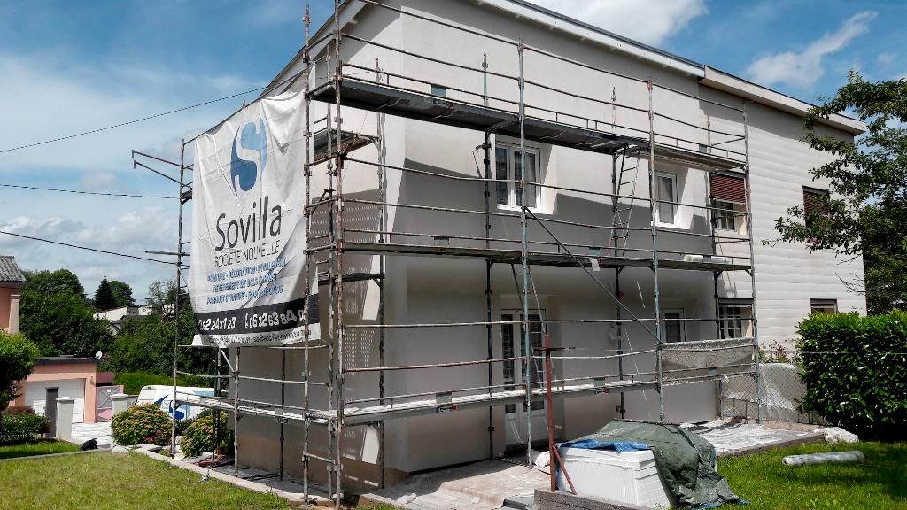 Travaux de peinture réalisés par Sovilla Société Nouvelle à Longwy